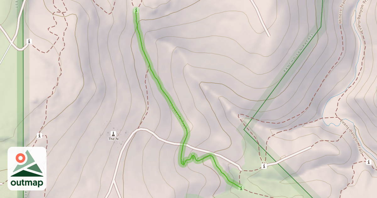 Map of Lower N-Trail