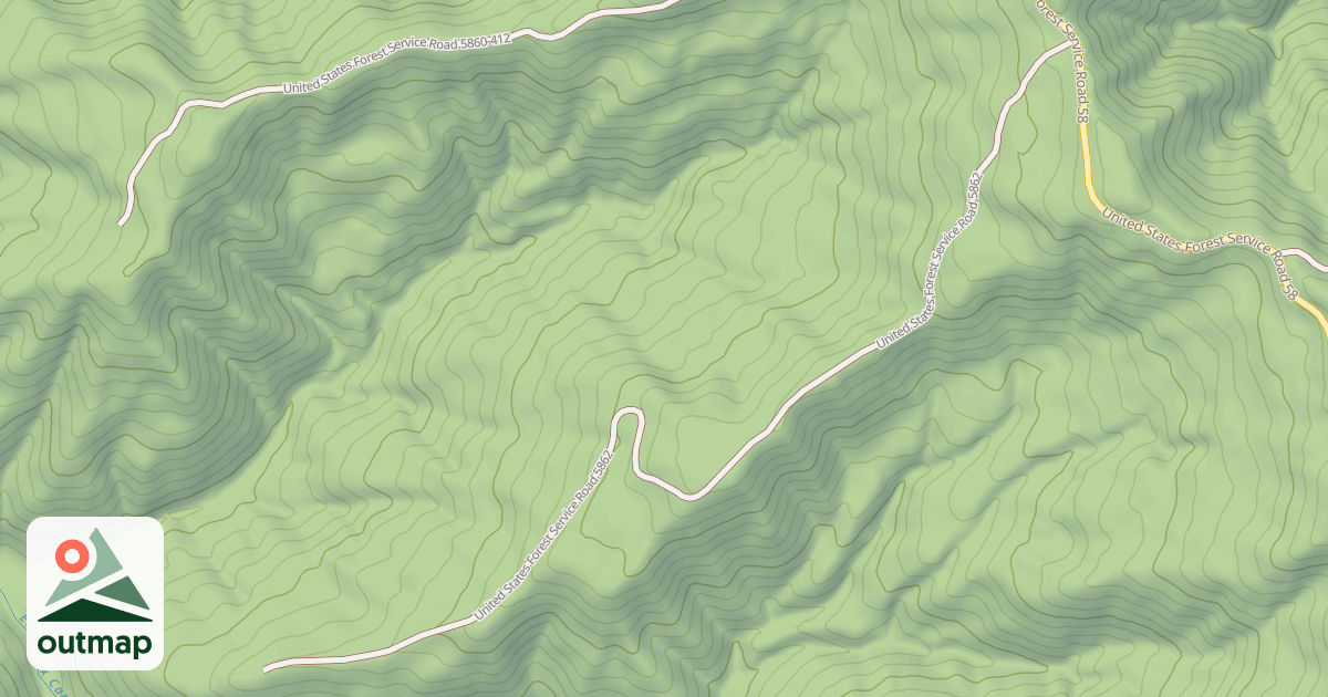 Map of USFS National Forest System Roads {6E31DC5F-E0BE-44C1-93BA-C0963AEF9DF3}