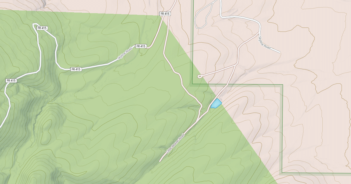 Map preview of LITTLE BEAVER RD