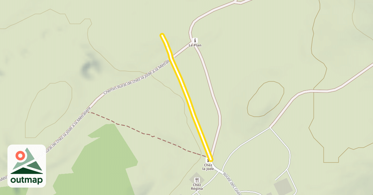 Map of Accès Petit-Bornand