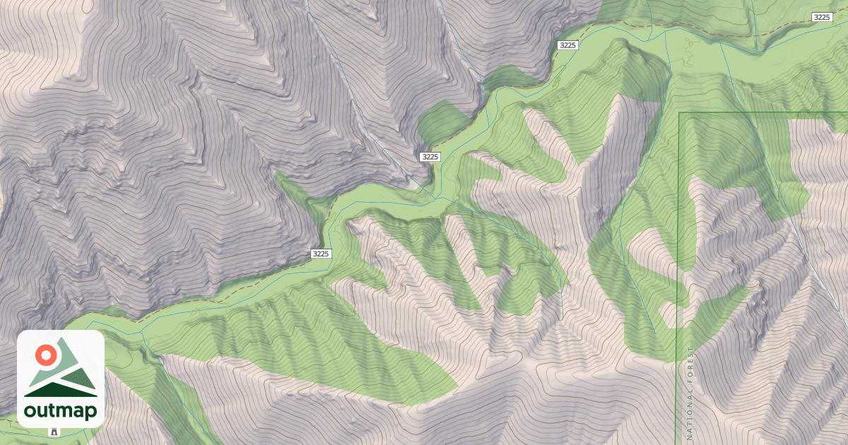 Map of Sf Walla Walla Trail