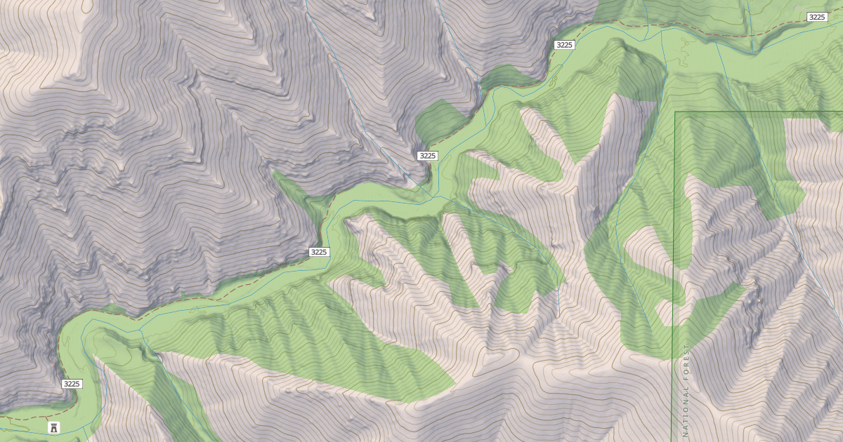 Map preview of Sf Walla Walla Trail