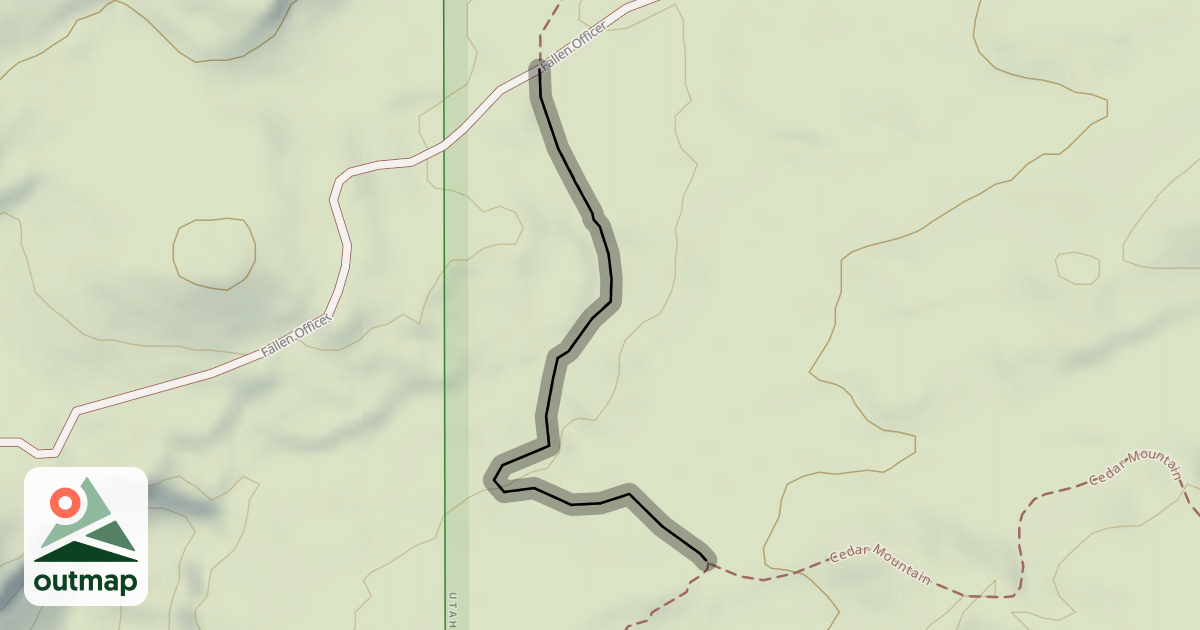 Map of Sovereign Trail (Upper)