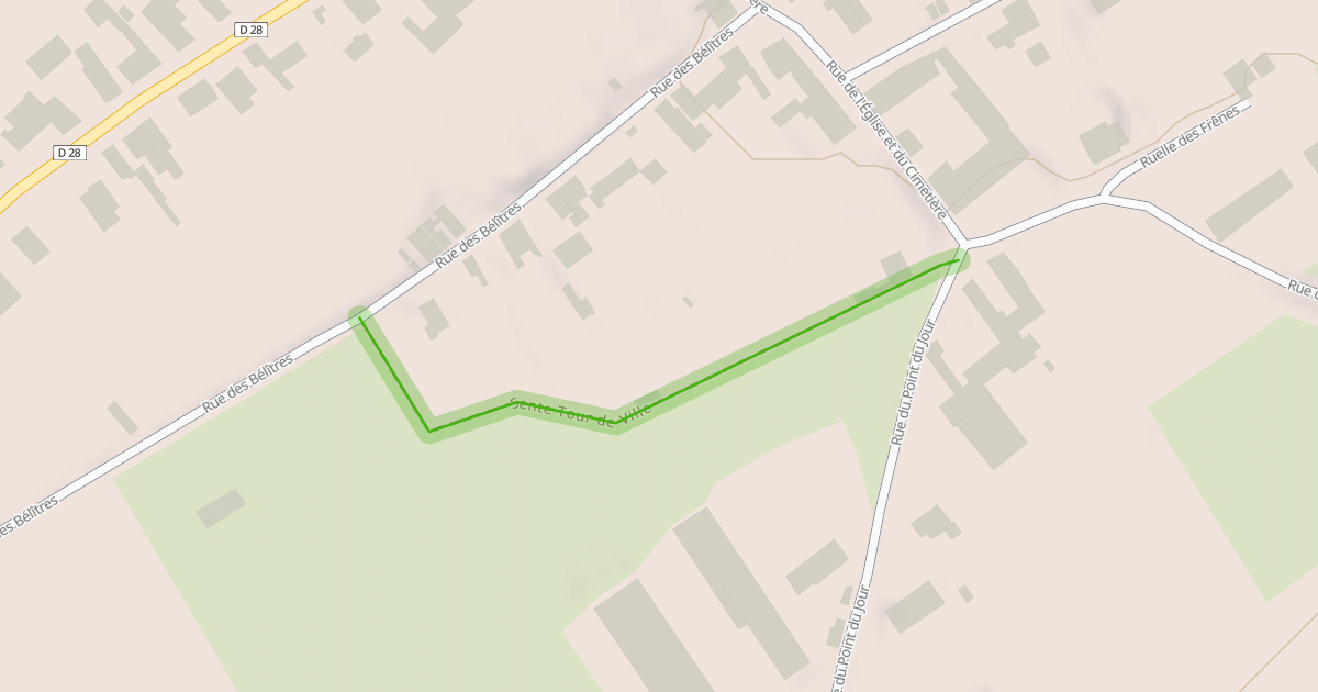 Map preview of Sente Tour de Ville