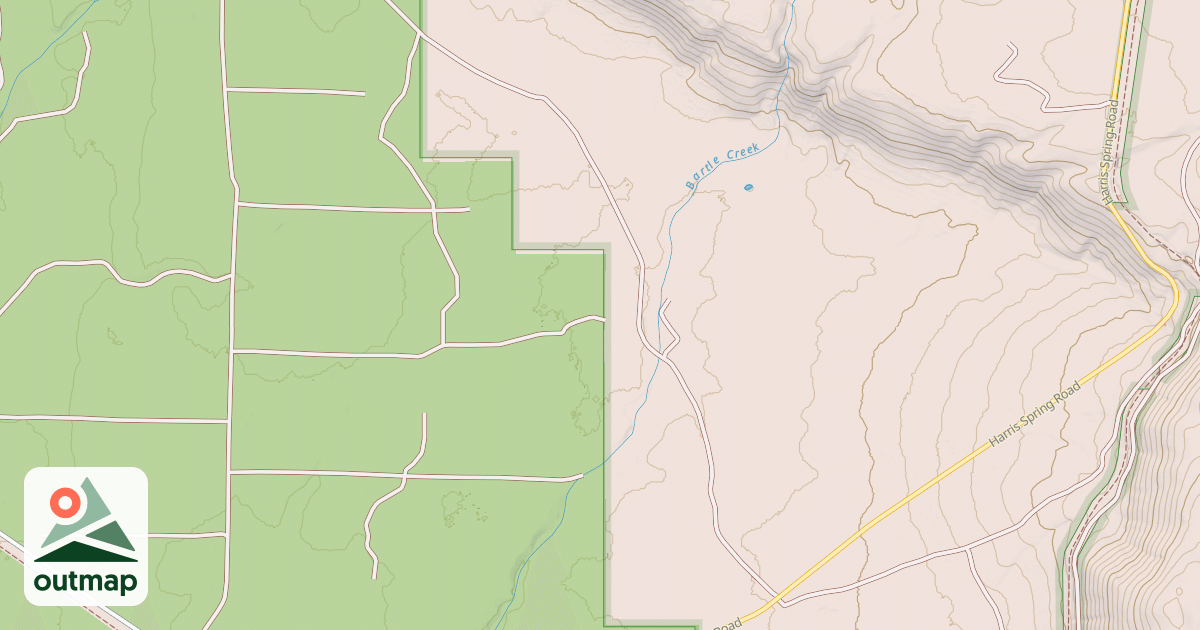 Map of BEAR WALLOW