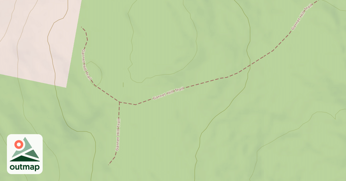 Map of Garnett Hill Trail