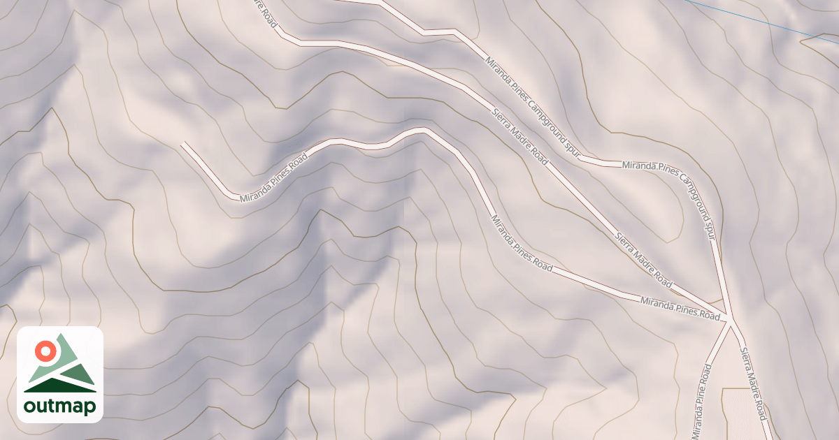 Map of MIRANDA PINE SPR.