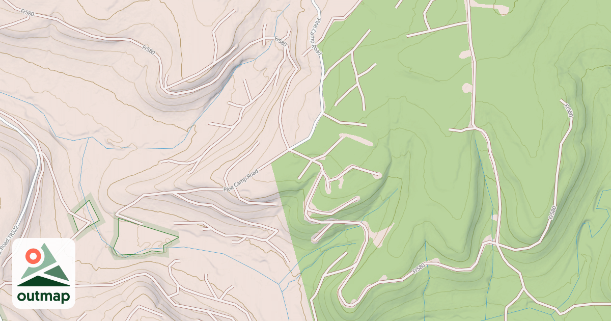 Map of TIMBERLINE ATV B LOOP