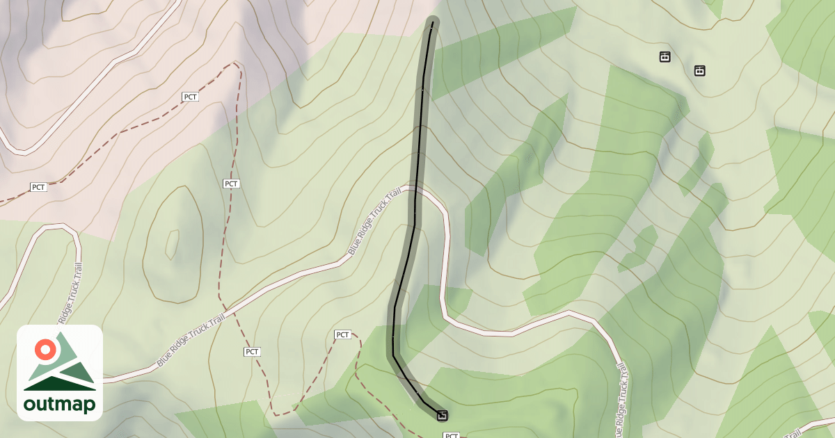 Map of Inferno Ridge