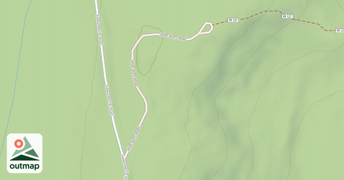 Map of AFTER BURN ROAD