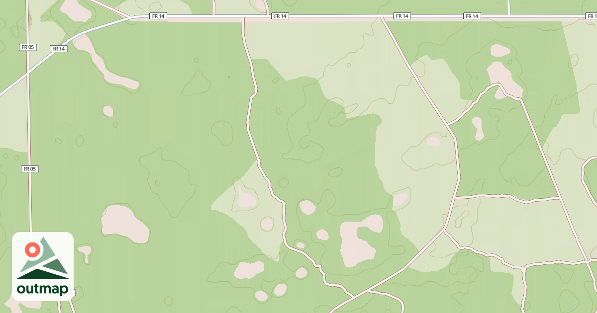 Map of USFS Motor Vehicle Use Map Roads {35913B30-DB6A-4369-971E-D5232B5F5DF1}