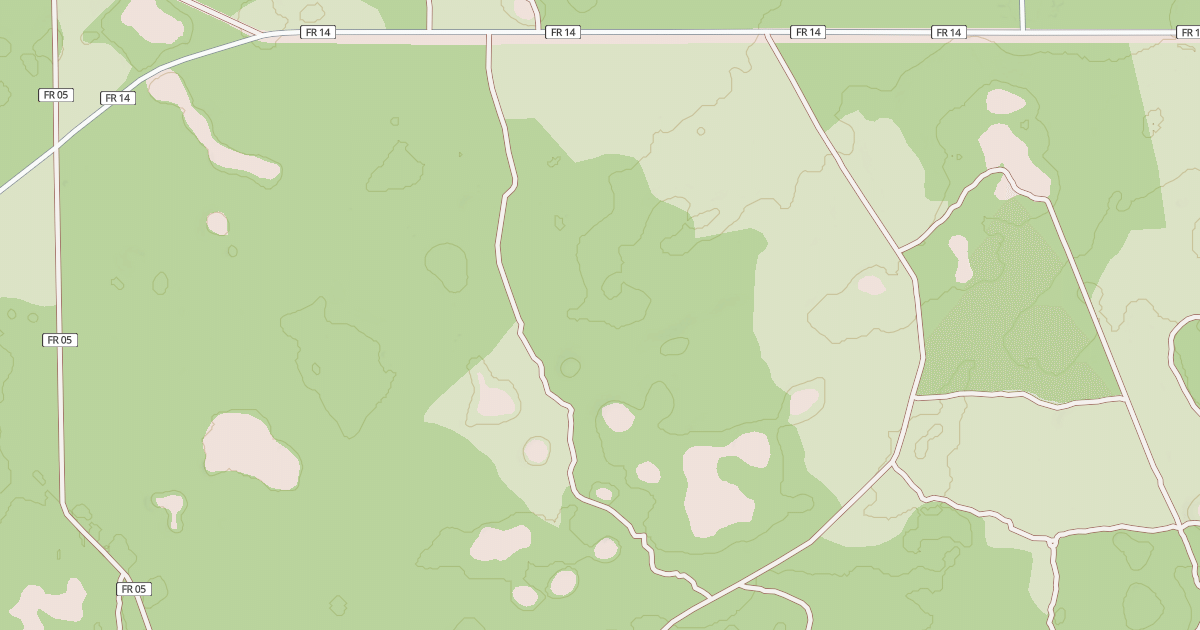 Map preview of USFS Motor Vehicle Use Map Roads {35913B30-DB6A-4369-971E-D5232B5F5DF1}