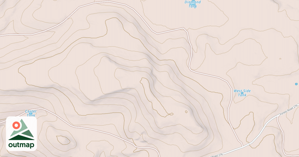 Map of COYOTE TS.
