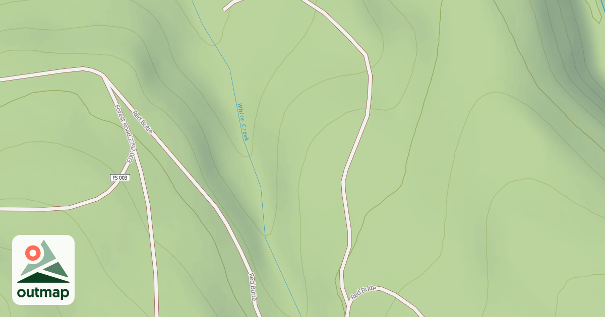Map of CABIN FLAT
