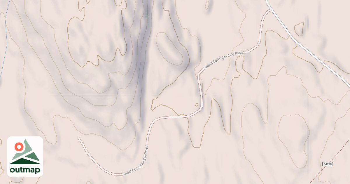 Map of SWEET COVE SPUR TWO