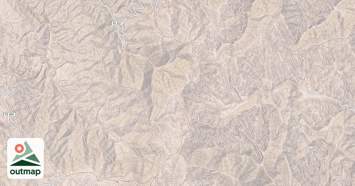 Map of GRANITE HIGH COUNTRY