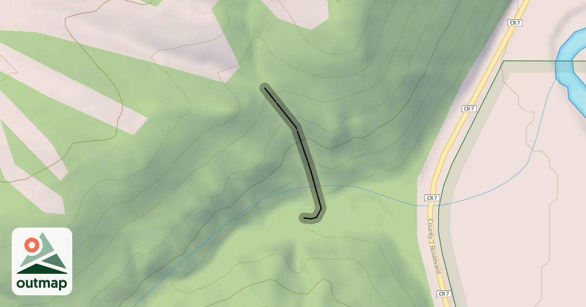 Map of Carter's Cliff