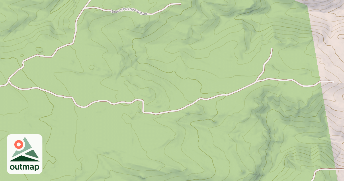 Map of CHIMNEY PARK SPUR C
