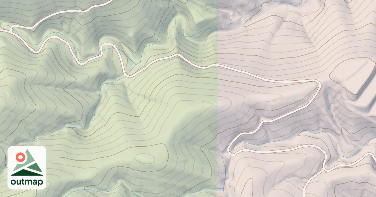 Map of 16049: Temblor Ridge