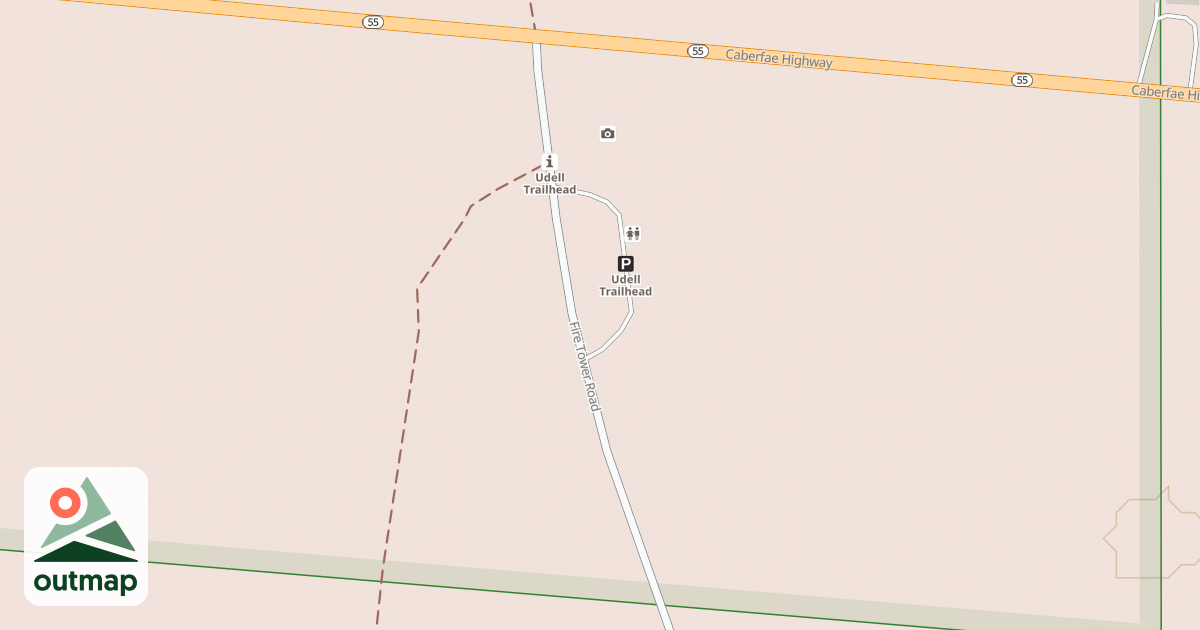 Map of UDELL FIRETOWER INTERP SITE
