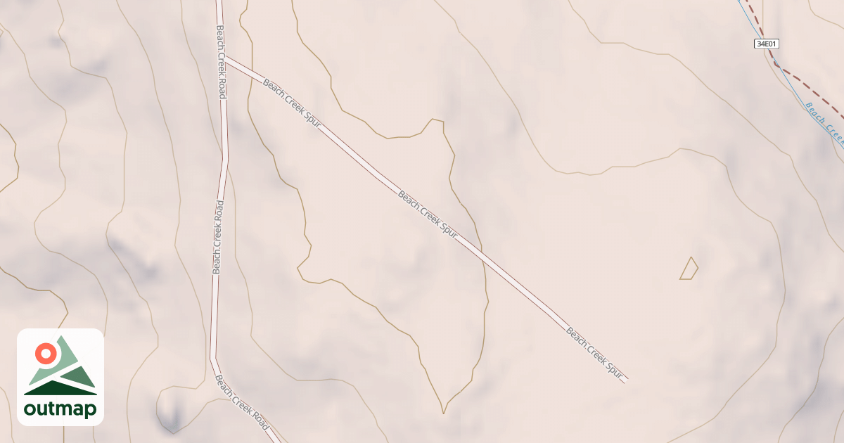 Map of BEACH CREEK