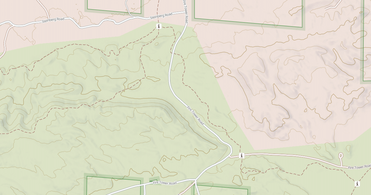 Map preview of UDELL FIRETOWER INTERP SITE