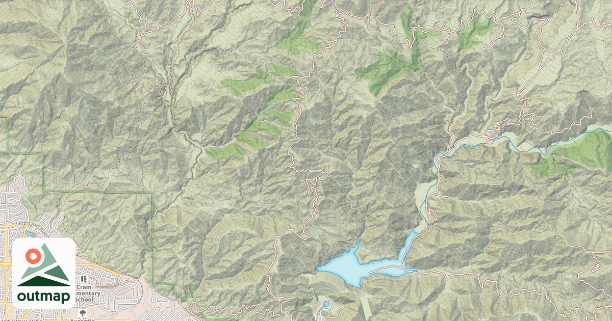 Map of ALDER CREEK