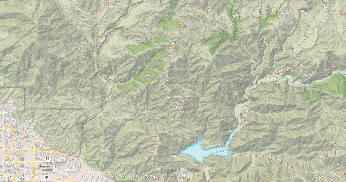 Map preview of ALDER CREEK