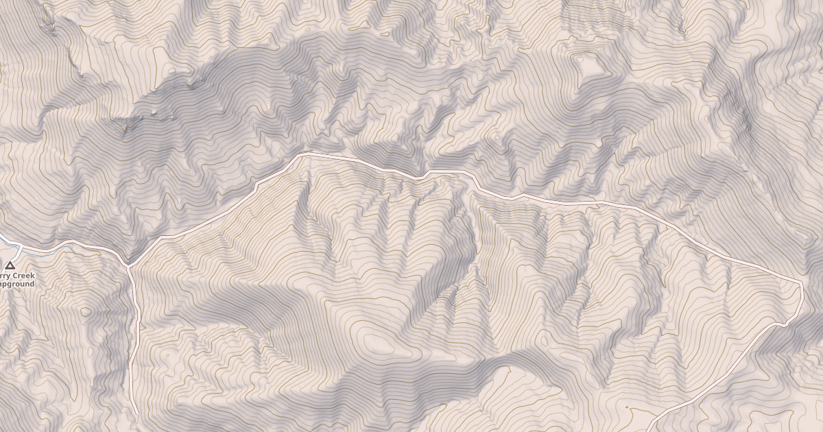 Map preview of CHERRY CREEK TO CHICKEN CREEK