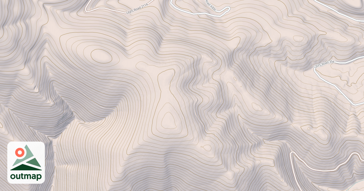 Map of USFS National Forest System Roads {883360A9-5444-48F8-951E-3831836EAC4B}