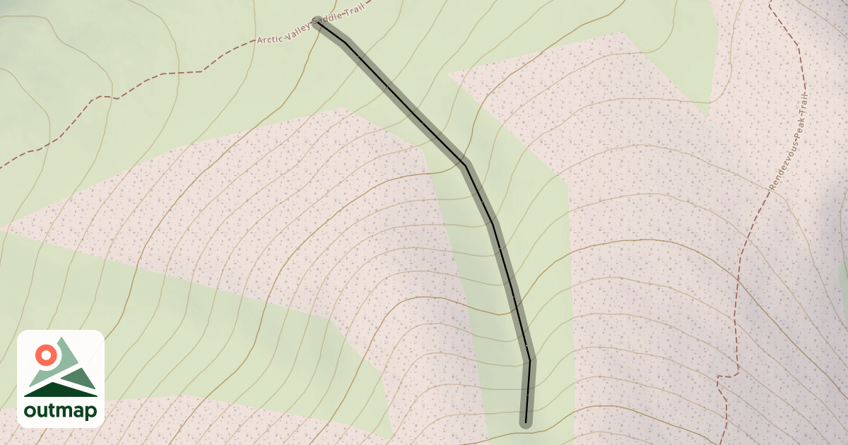 Map of Avalanche Gully