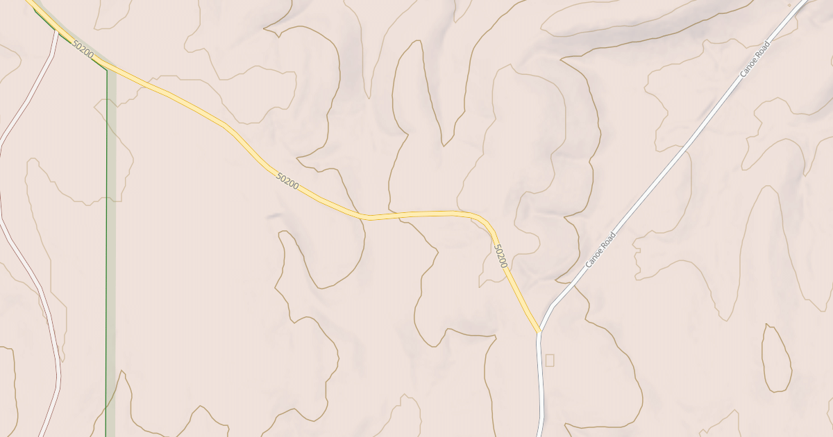 Map preview of USFS National Forest System Roads {DC1FB138-8087-4E81-8289-19046E396E38}