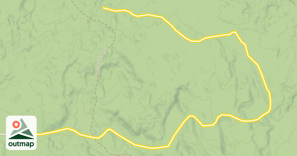 Map of Drummond Ski Trails