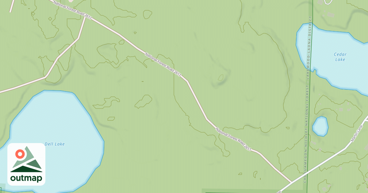 Map of FR 2325