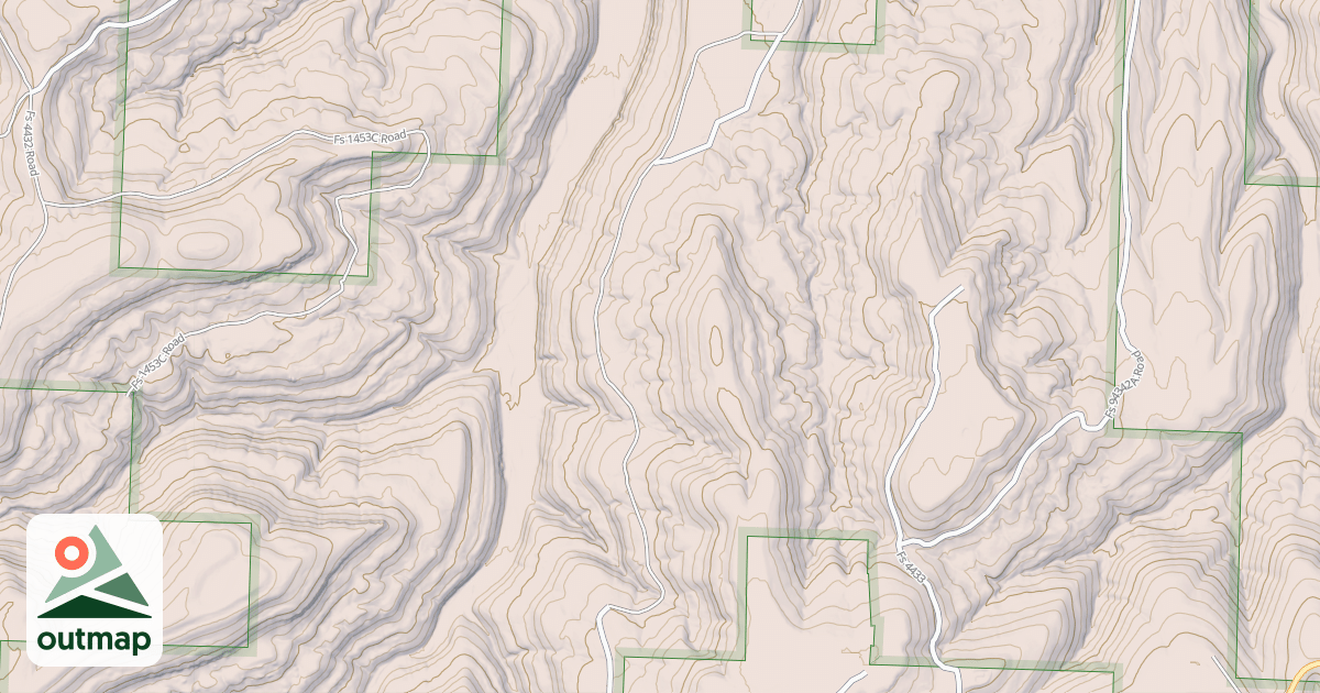 Map of USFS Motor Vehicle Use Map Roads {90FDC97E-9CCF-4922-B7FD-4659BAAE5892}