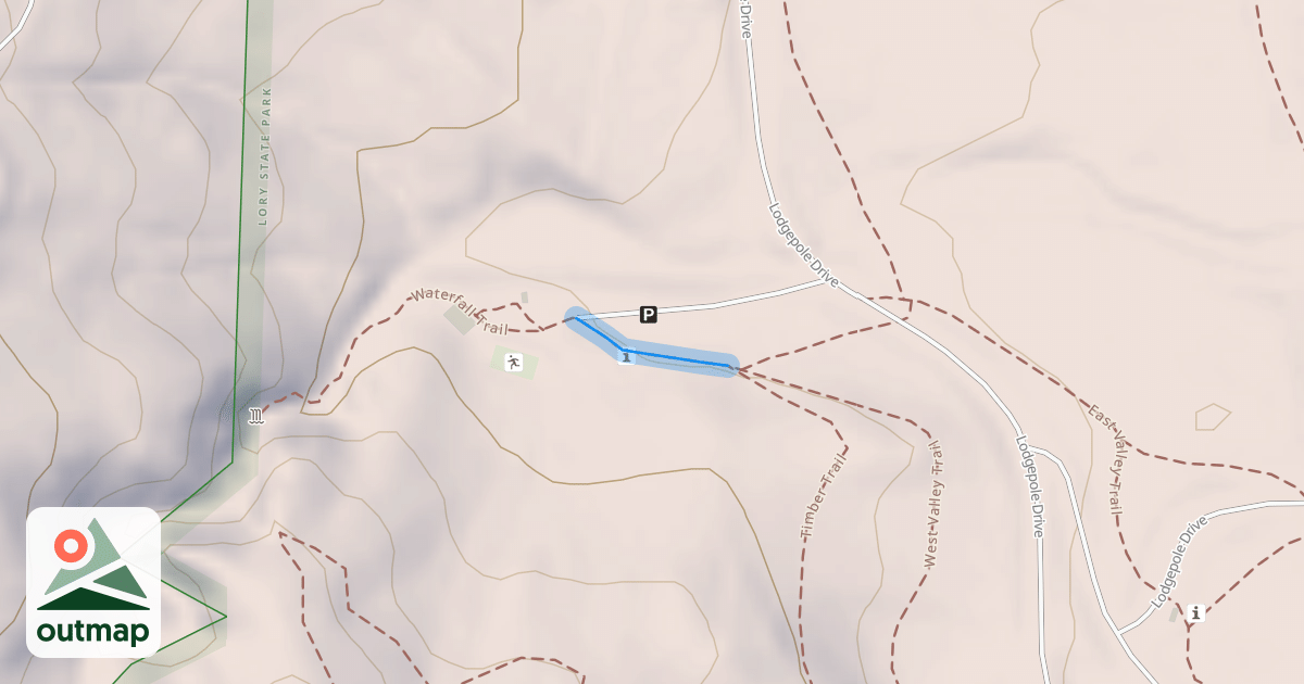 Map of West Valley Trail / Timber Trail