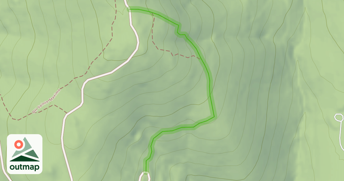 Map of Down Saquette - Part 1