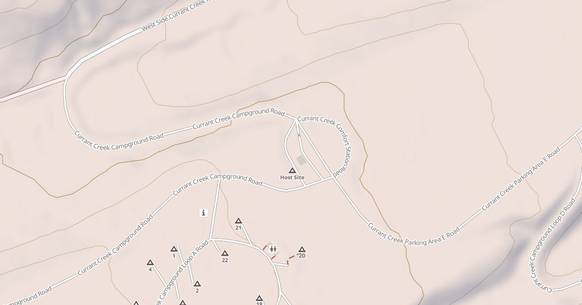 Map preview of CURRANT CRK HOST SITE