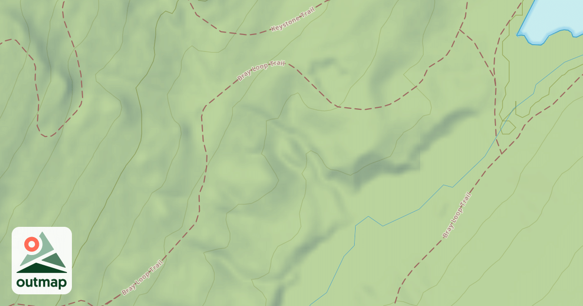 Map of Bray Loop Trail