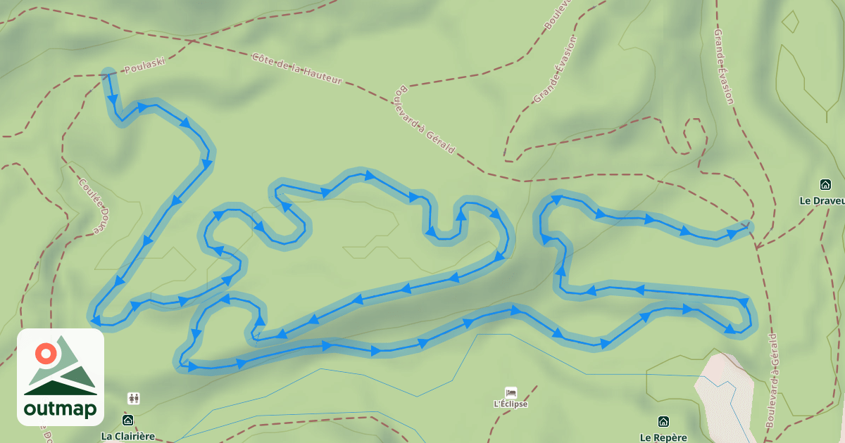 Map of Barbe à Gendron