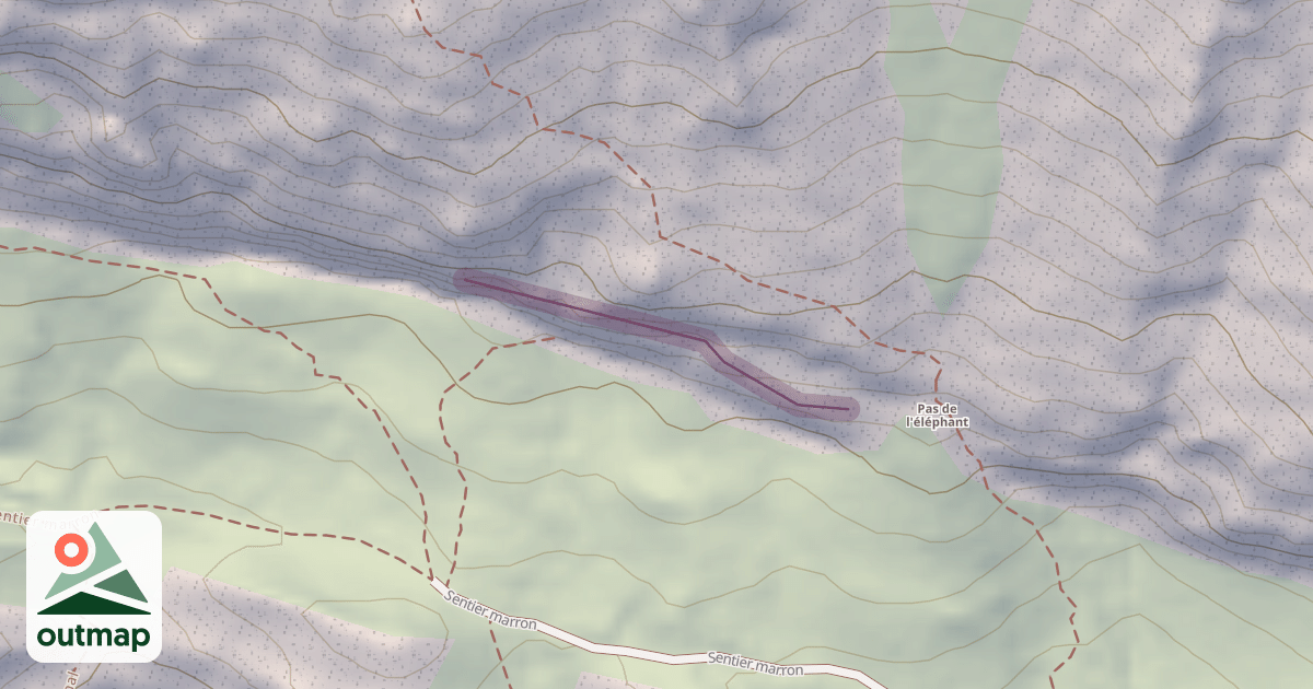Map of Climbing Crag