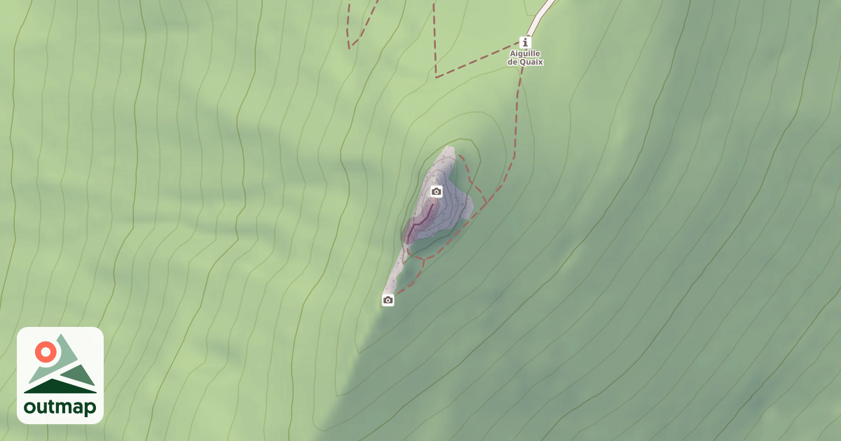 Map of Climbing Route