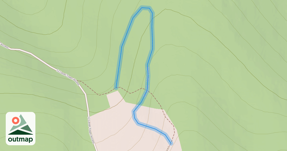 Map of 12 Level - Old route