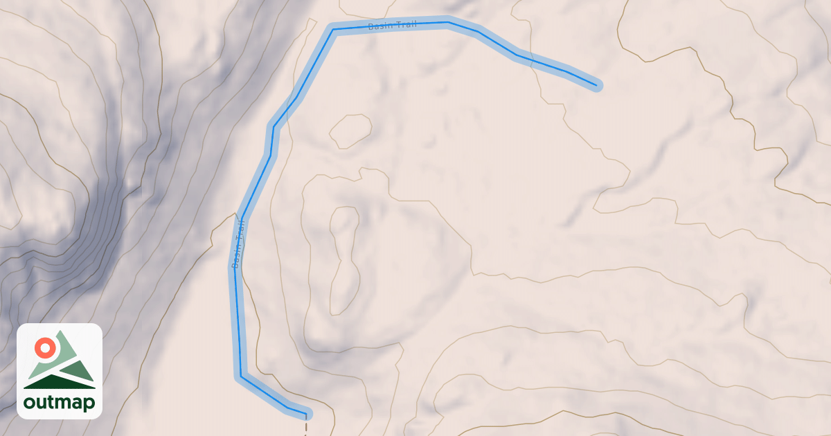 Map of Basin Trail
