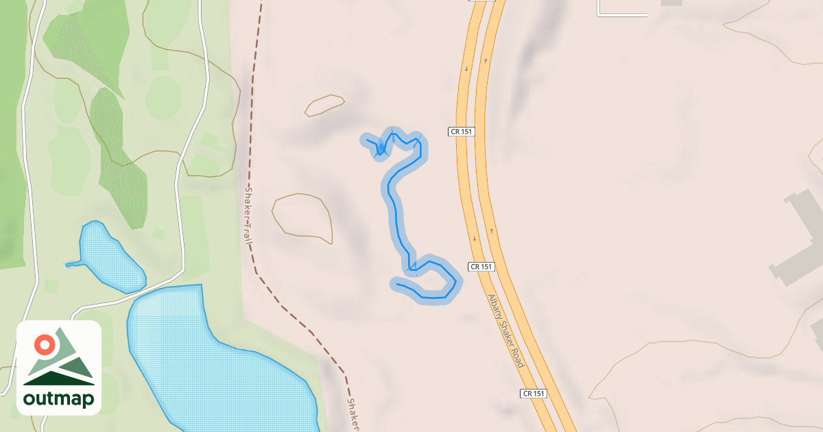 Map of MTB trail