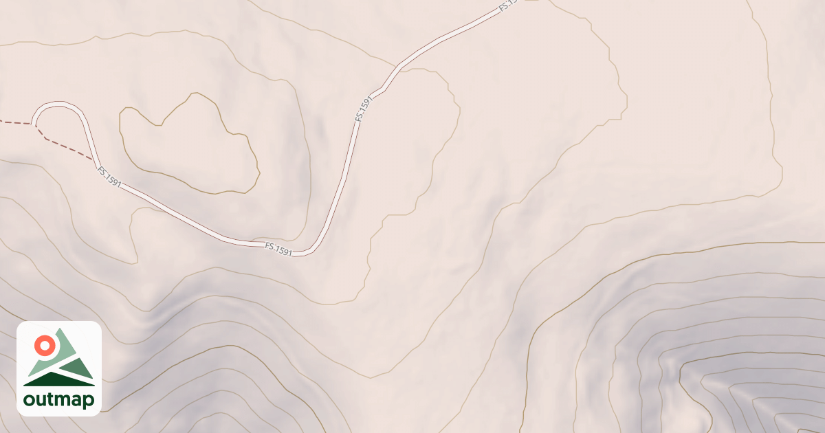 Map of USFS National Forest System Roads {334A3D5E-43FF-456C-BF47-C97639A46C23}