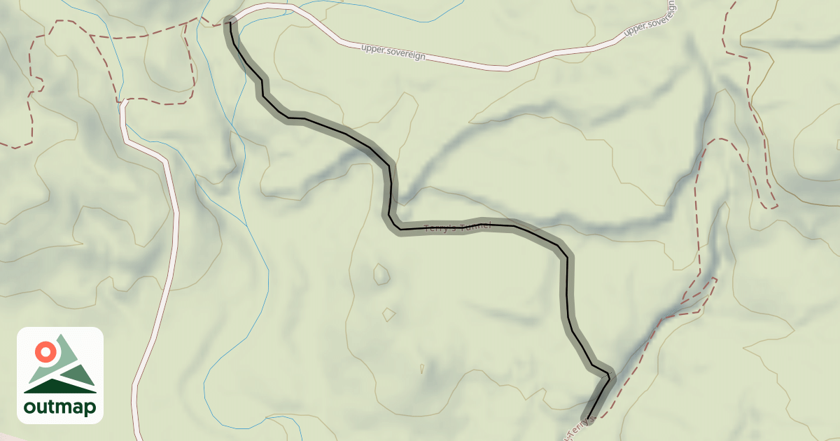 Map of Terry's Tunnel Trail
