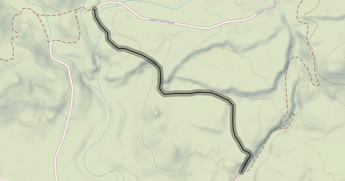 Map preview of Terry's Tunnel Trail