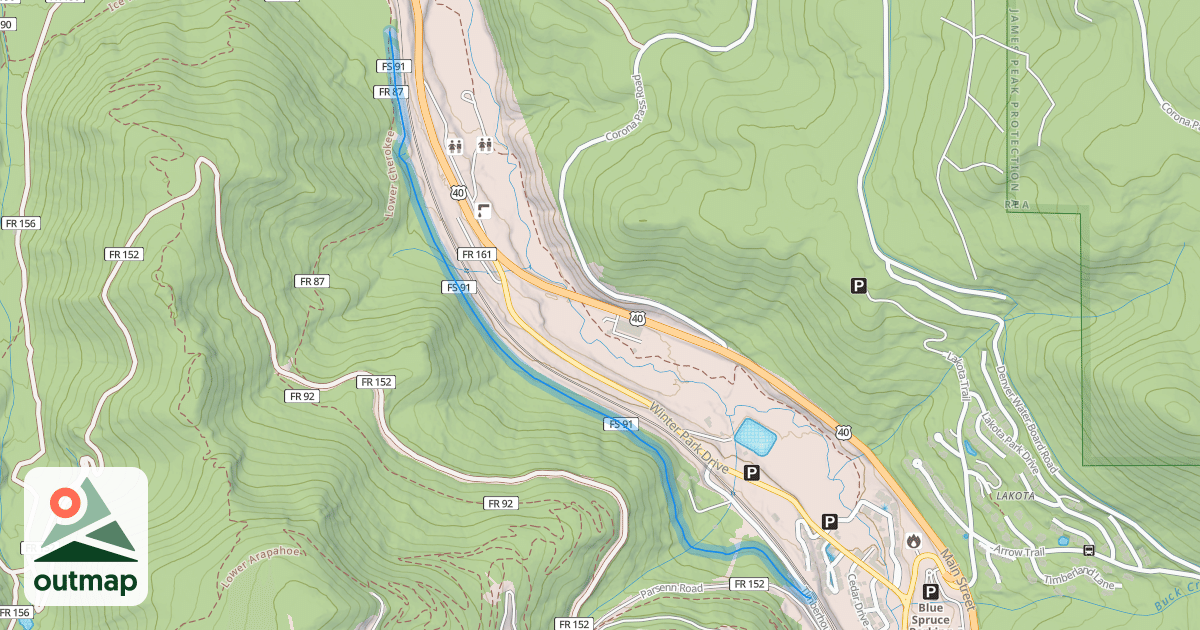 Map of Serenity Trail