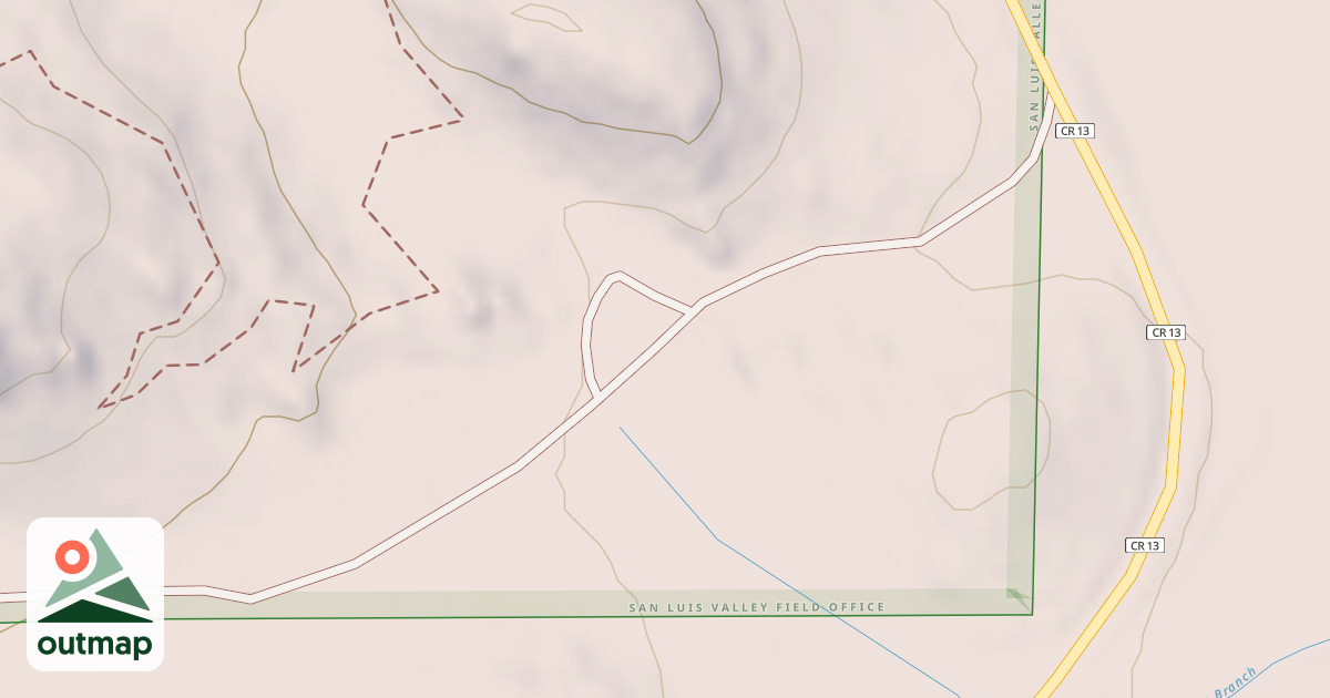 Map of BLM National GTLF Public Motorized Roads 54b3836f-caaf-43d6-b94a-0f35a6fd41b1